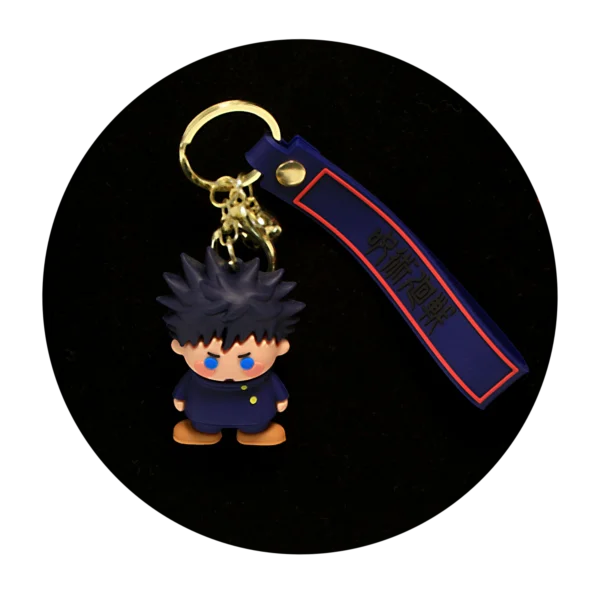 KSB-020 Anime - Jujutsu Kaisen - Megumi Fushiguro - Keychain With Silicone Band