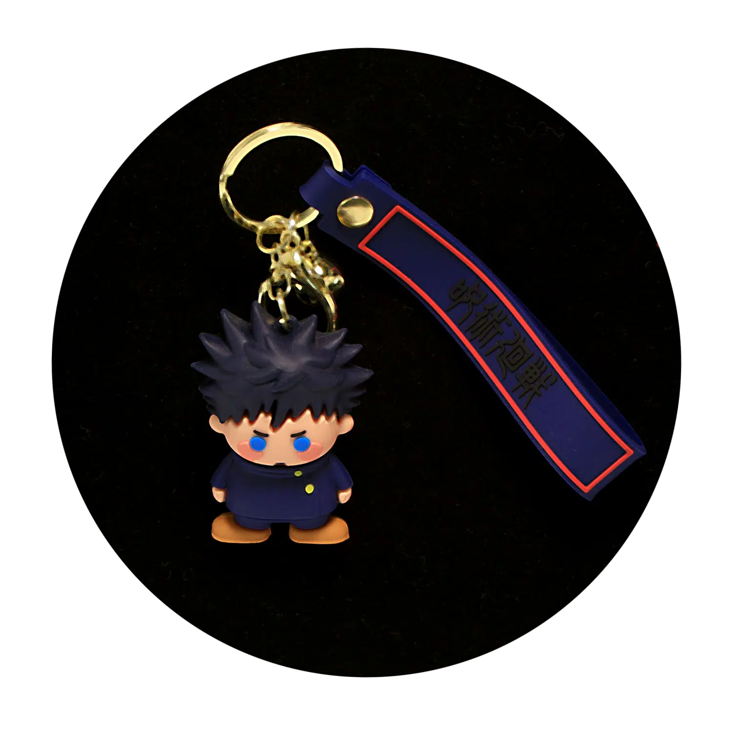 KSB-020 Anime – Jujutsu Kaisen – Megumi Fushiguro – Keychain With Silicone Band