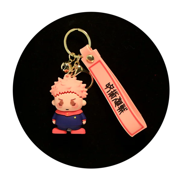 KSB-024 Anime -  Jujutsu Kaisen - Yuji Itadori - Keychain With Silicone Band