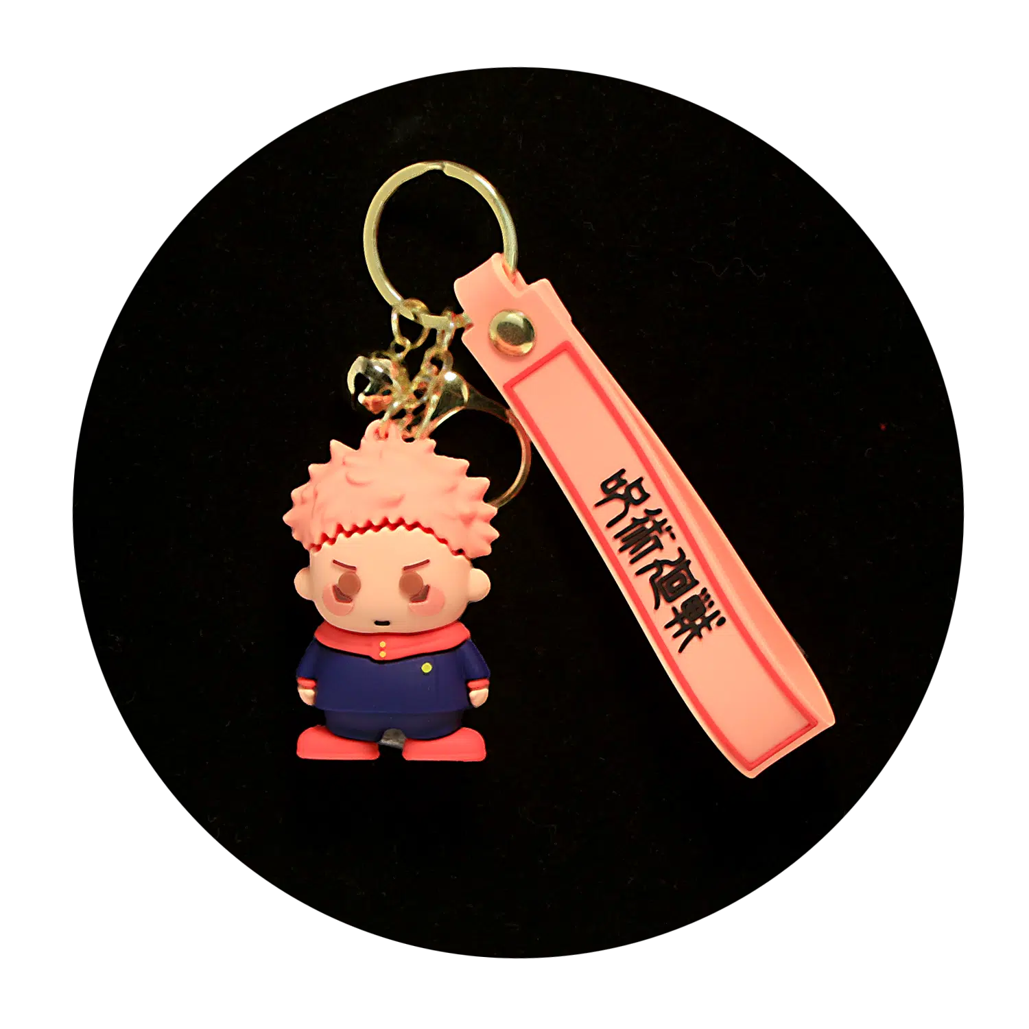 KSB-024 Anime –  Jujutsu Kaisen – Yuji Itadori – Keychain With Silicone Band