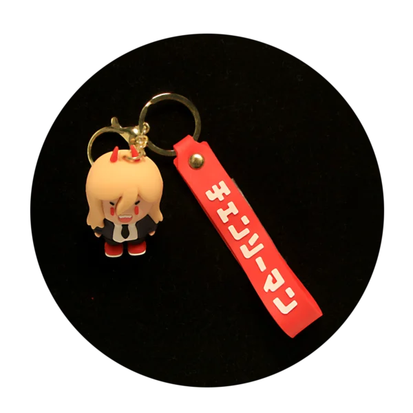 KSB-025 Anime - Chainsaw Man - Pochita - Keychain With Silicone Band