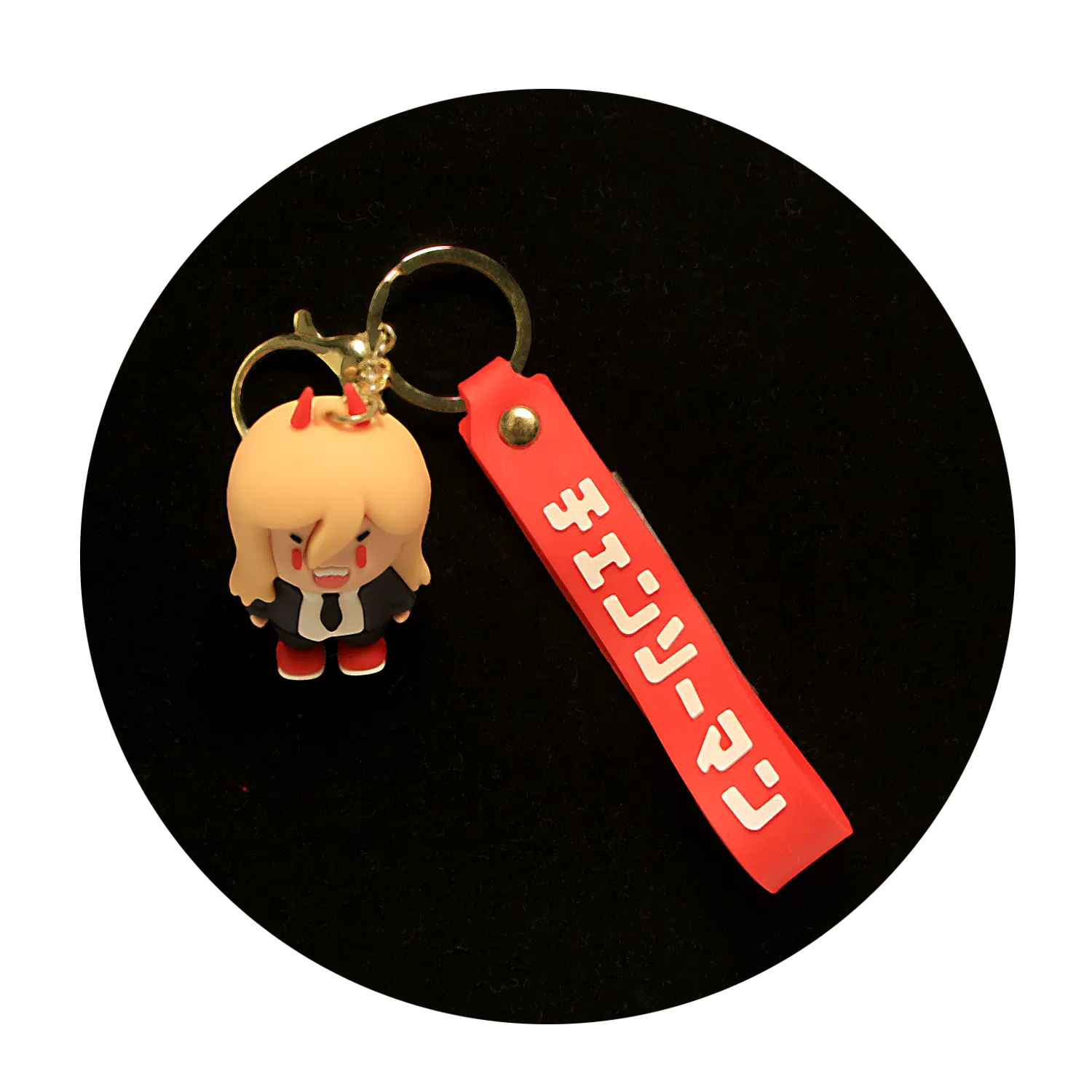 KSB-025 Anime – Chainsaw Man – Pochita – Keychain With Silicone Band