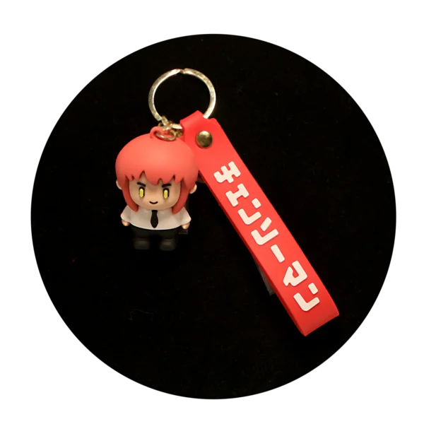 KSB-026 Anime - Chainsaw Man - Makima - Keychain With Silicone Band