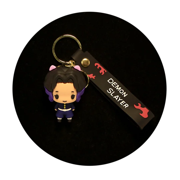 KSB-033 Anime - Demon Slayer - Shinobu Kocho - Keychain With Silicone Band