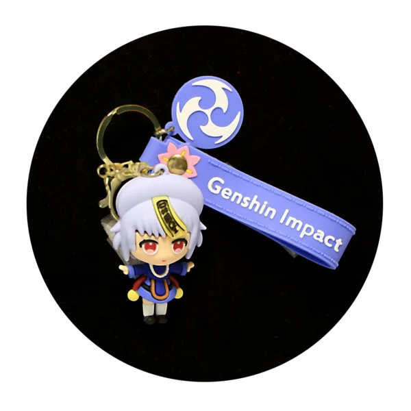 KSB-045 Anime - Genshin Impact - Shenhe - Keychain With Silicone Band