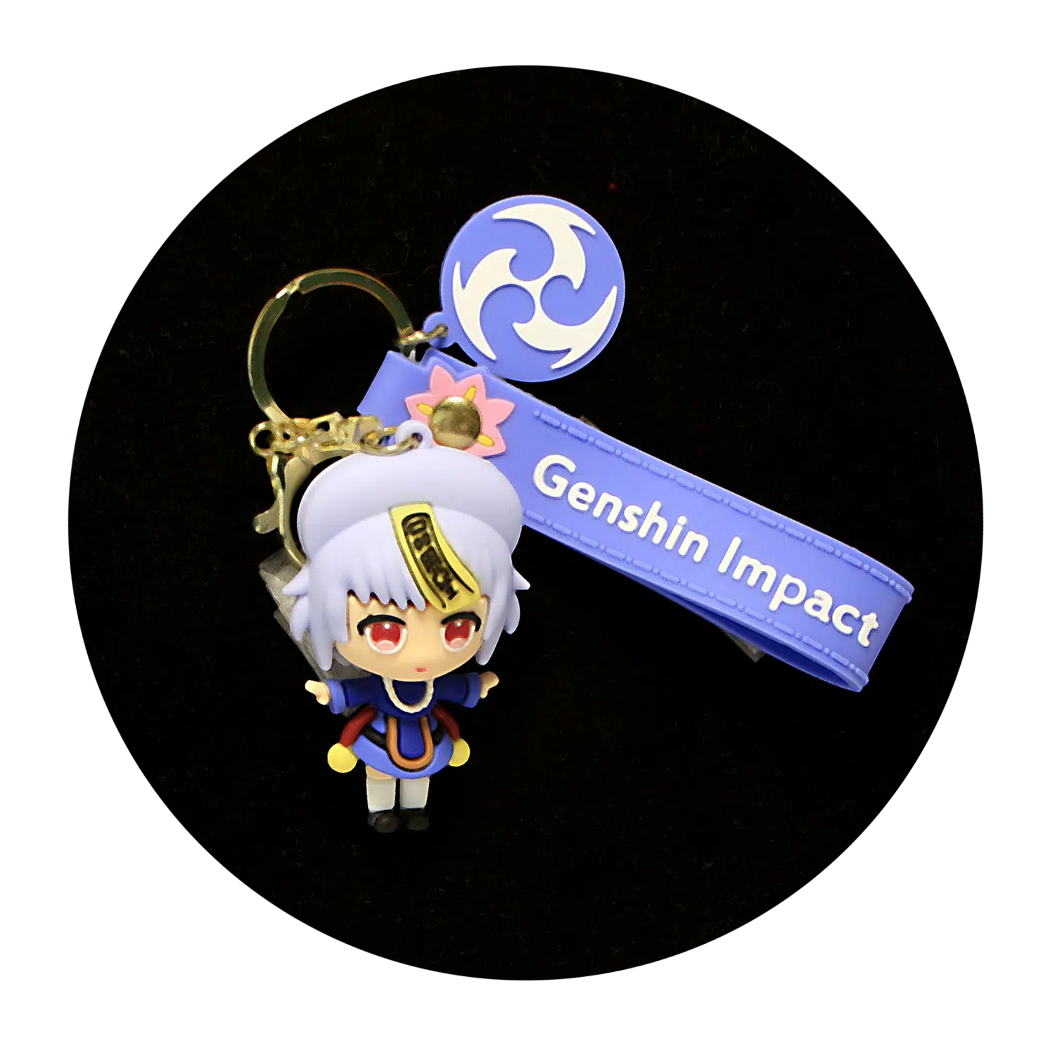 KSB-045 Anime – Genshin Impact – Shenhe – Keychain With Silicone Band