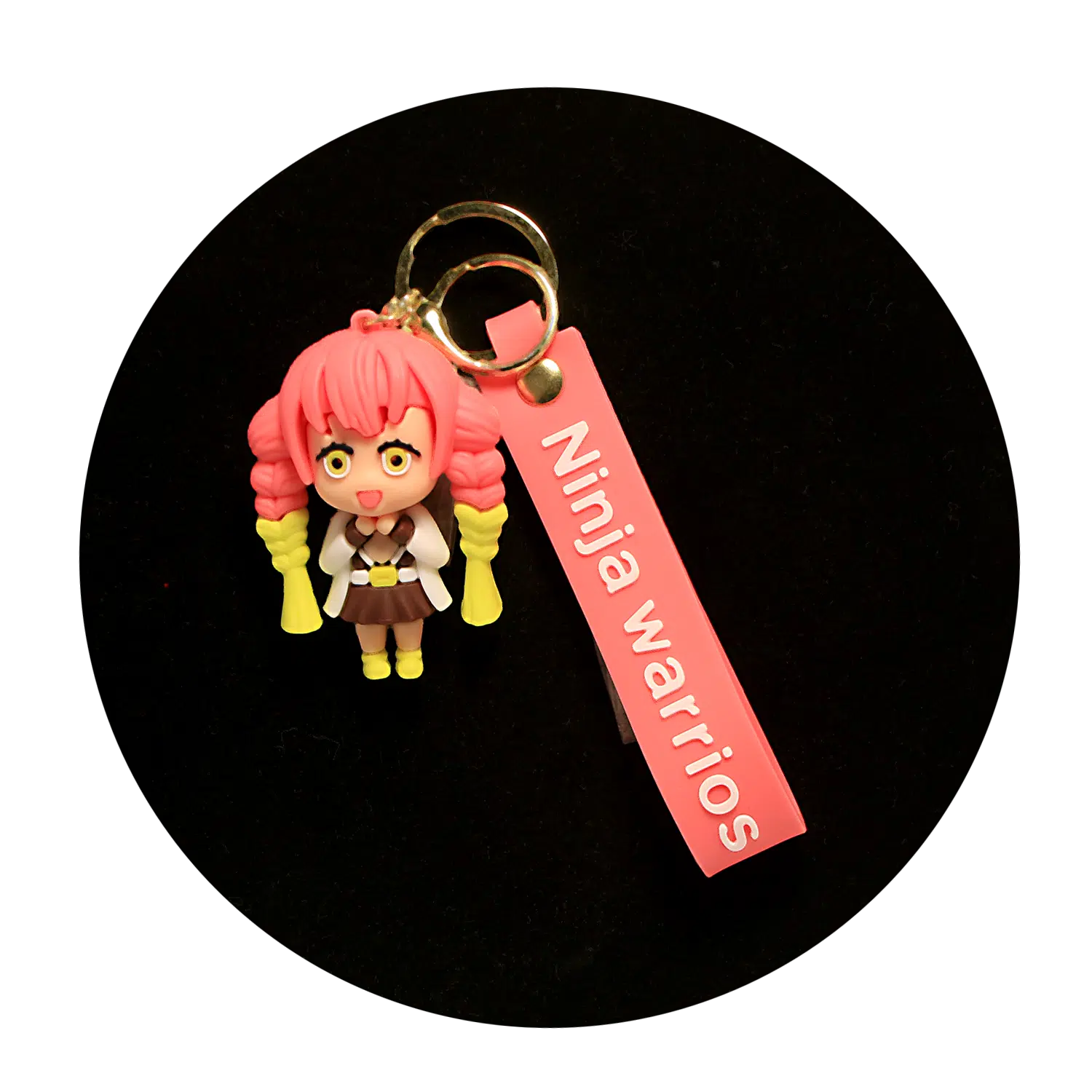 KSB-051 Anime – Ninja Warrior – Mitsuri Kanroji – Keychain With Silicone Band