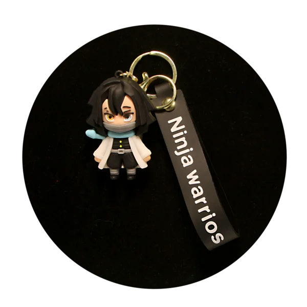 KSB-052 Anime - Ninja Warrior - Mitsuri Kanroji - Keychain With Silicone Band