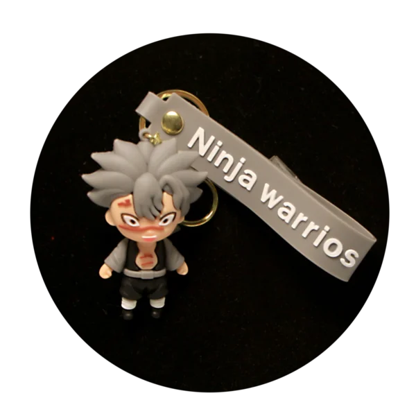 KSB-054 Anime - Ninja Warrior - Sanemi Shinazugawa - Keychain With Silicone Band