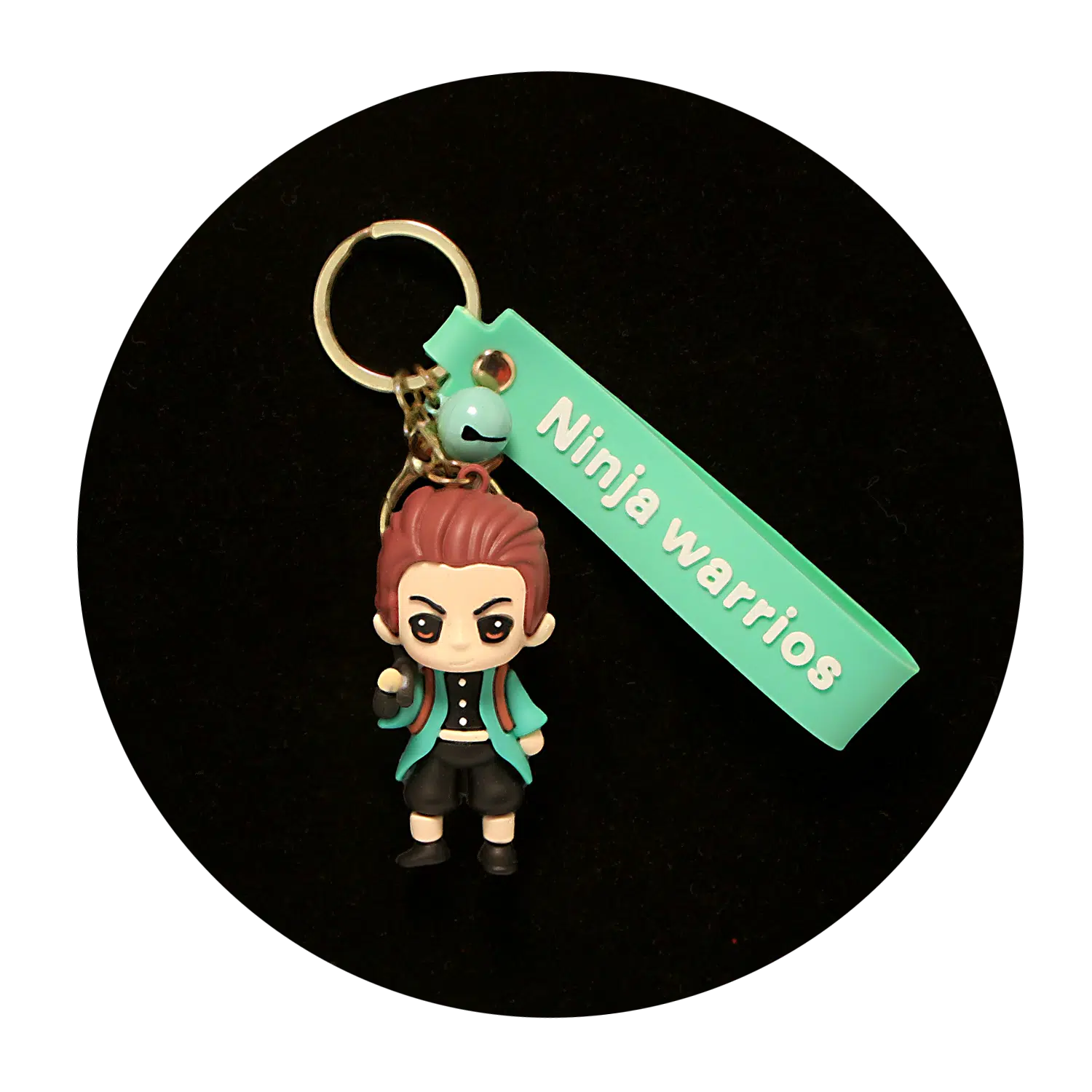 KSB-056 Anime – Ninja Warrior – Tanjiro Kamado – Keychain With Silicone Band