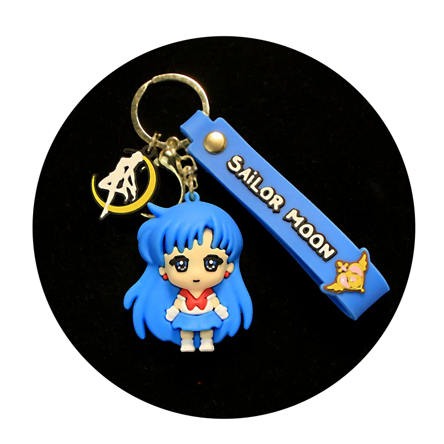 KSB-061 Anime – Sailor Moon Blue – Keychain With Silicone Band