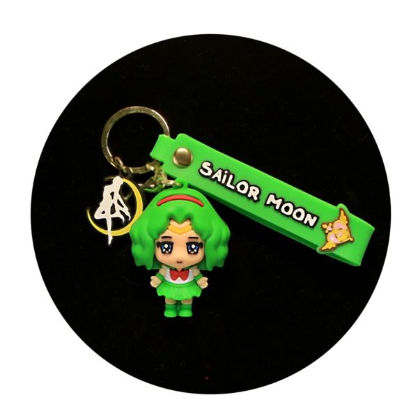 KSB-062 Anime - Sailor Moon Green - Keychain With Silicone Band
