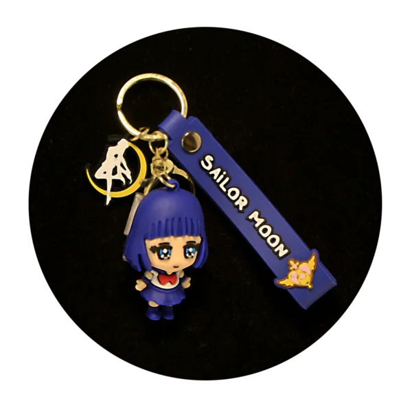 KSB-064 Anime - Sailor Moon Purple - Keychain With Silicone Band