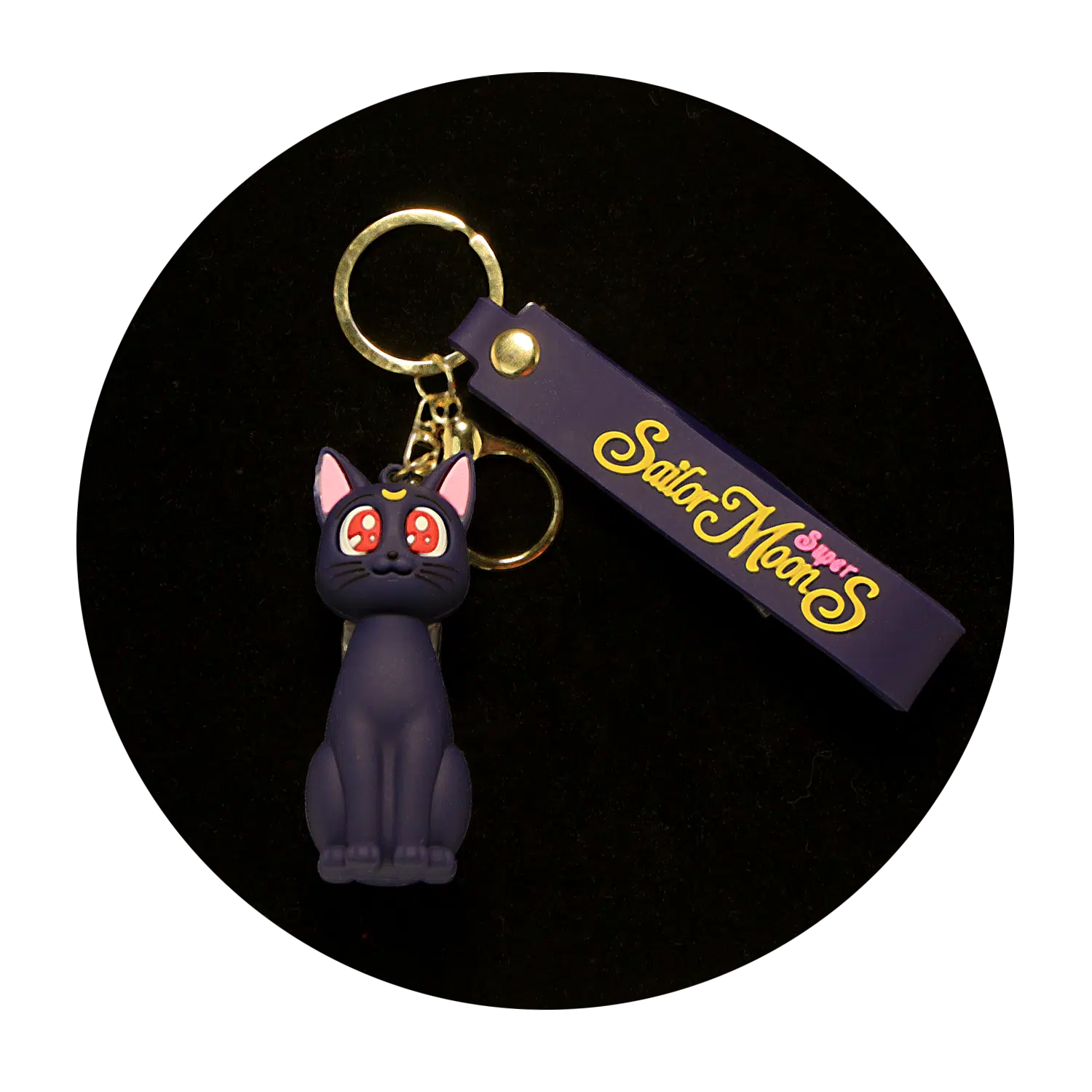 KSB-065 Anime – Sailor Moon Cat – Keychain With Silicone Band