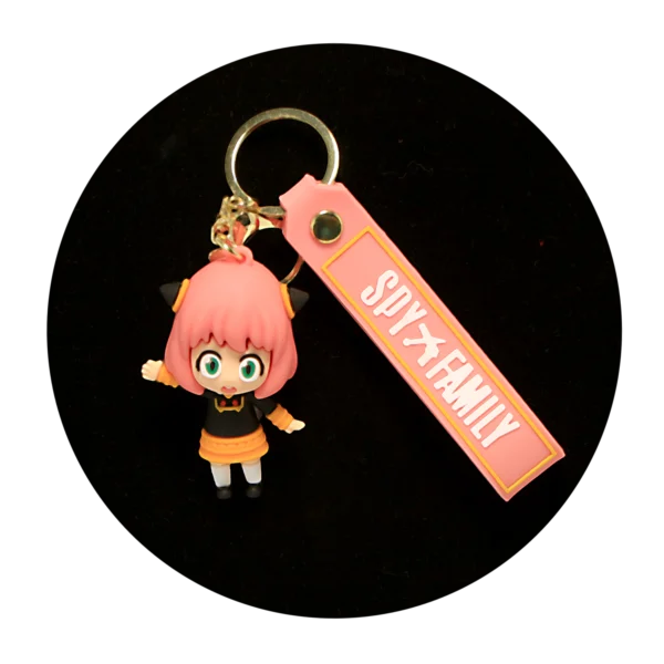 KSB-068 Anime - Spy Family Anya Forger - Keychain With Silicone Band