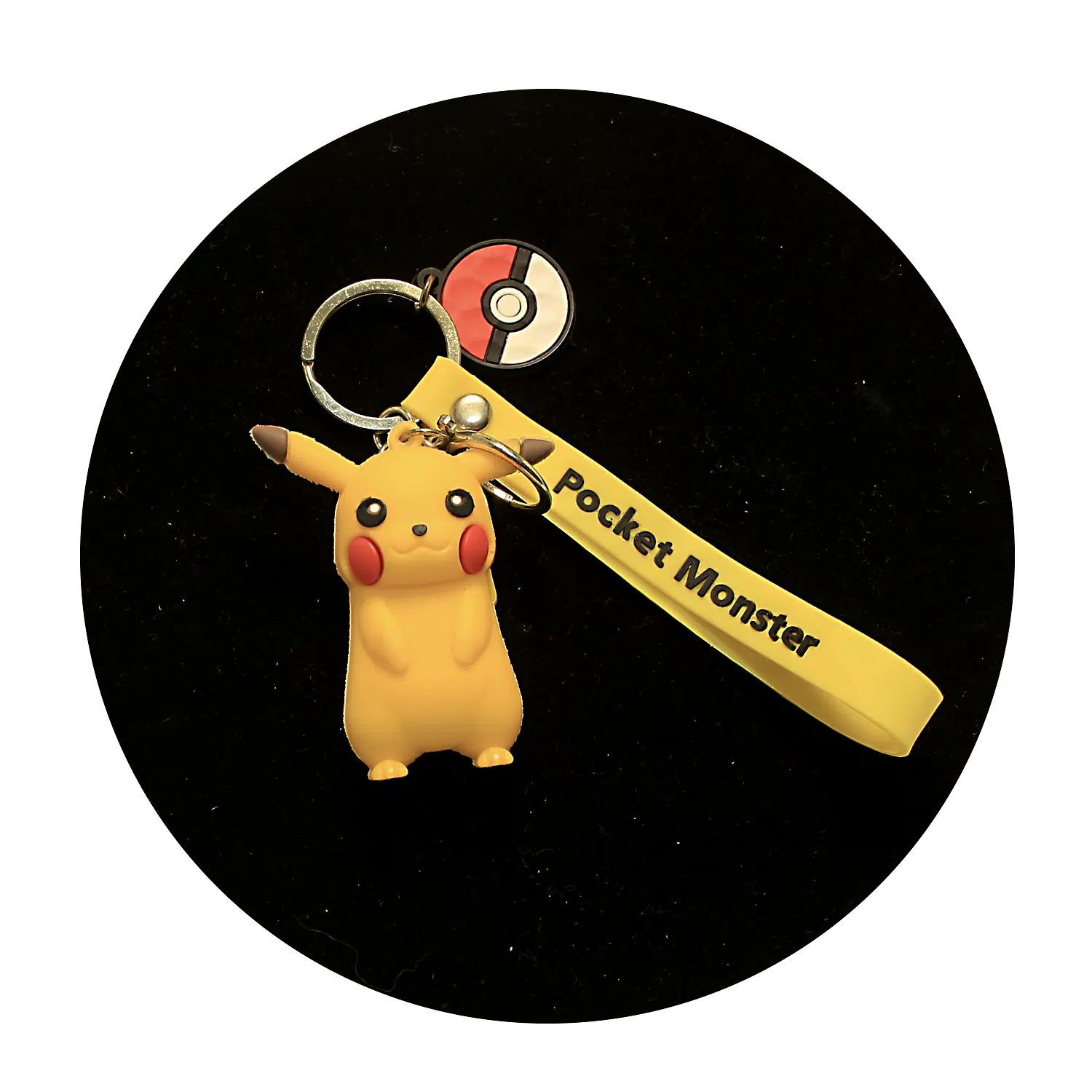 KKSB-070 Anime – Pokemon – Pikachu 01 – Keychain With Silicone Band