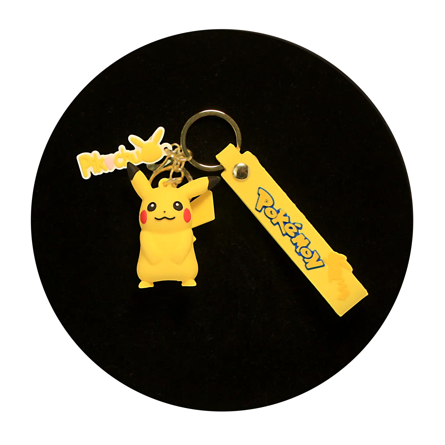 KSB-071 Anime – Pokemon – Pikachu 02 – Keychain With Silicone Band