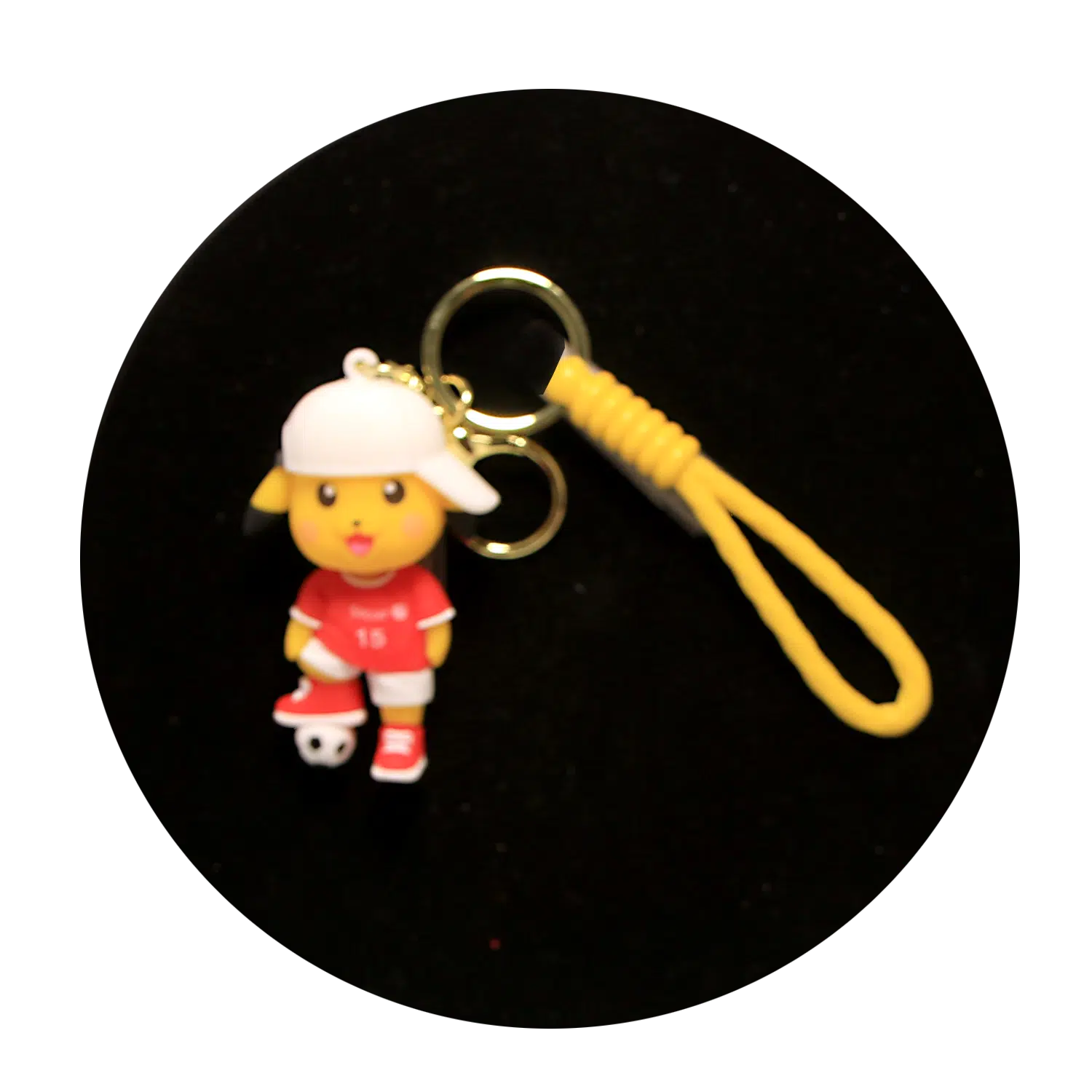 KSB-078 Anime – Pokemon – Pikachu 09 – Keychain With Silicone Band