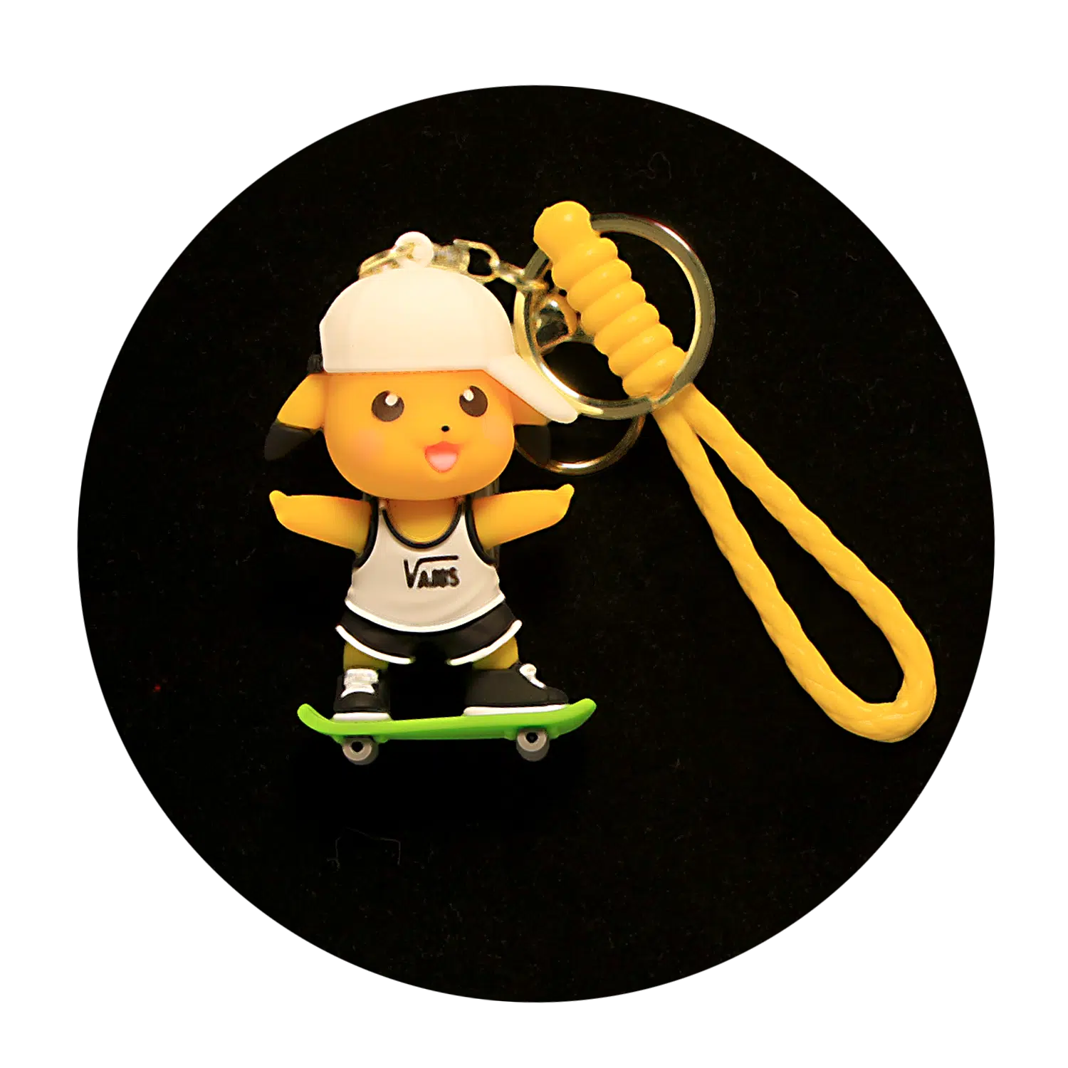 KSB-080 Anime – Pokemon – Pikachu 11 – Keychain With Silicone Band