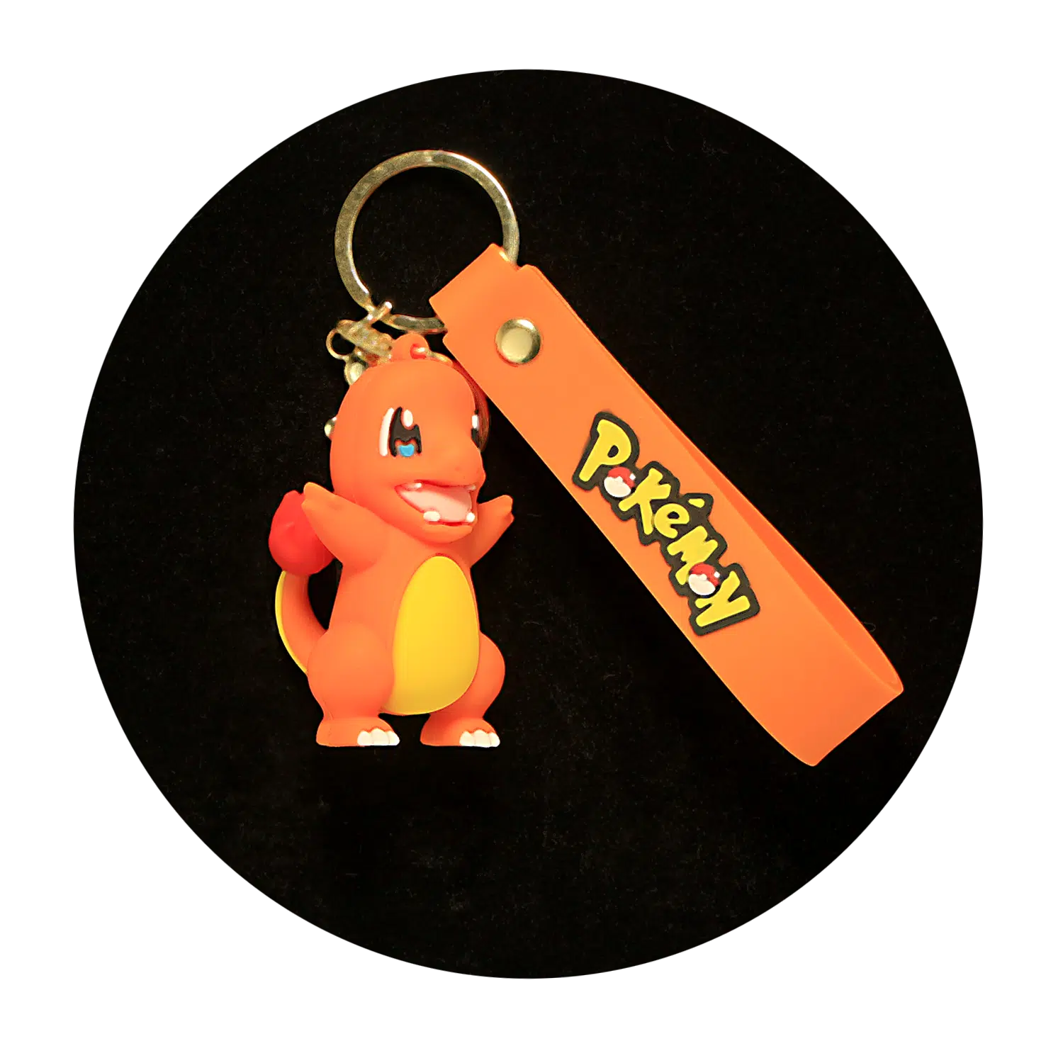 KSB-090 Anime – Pokemon – Charmander – Keychain With Silicone Band