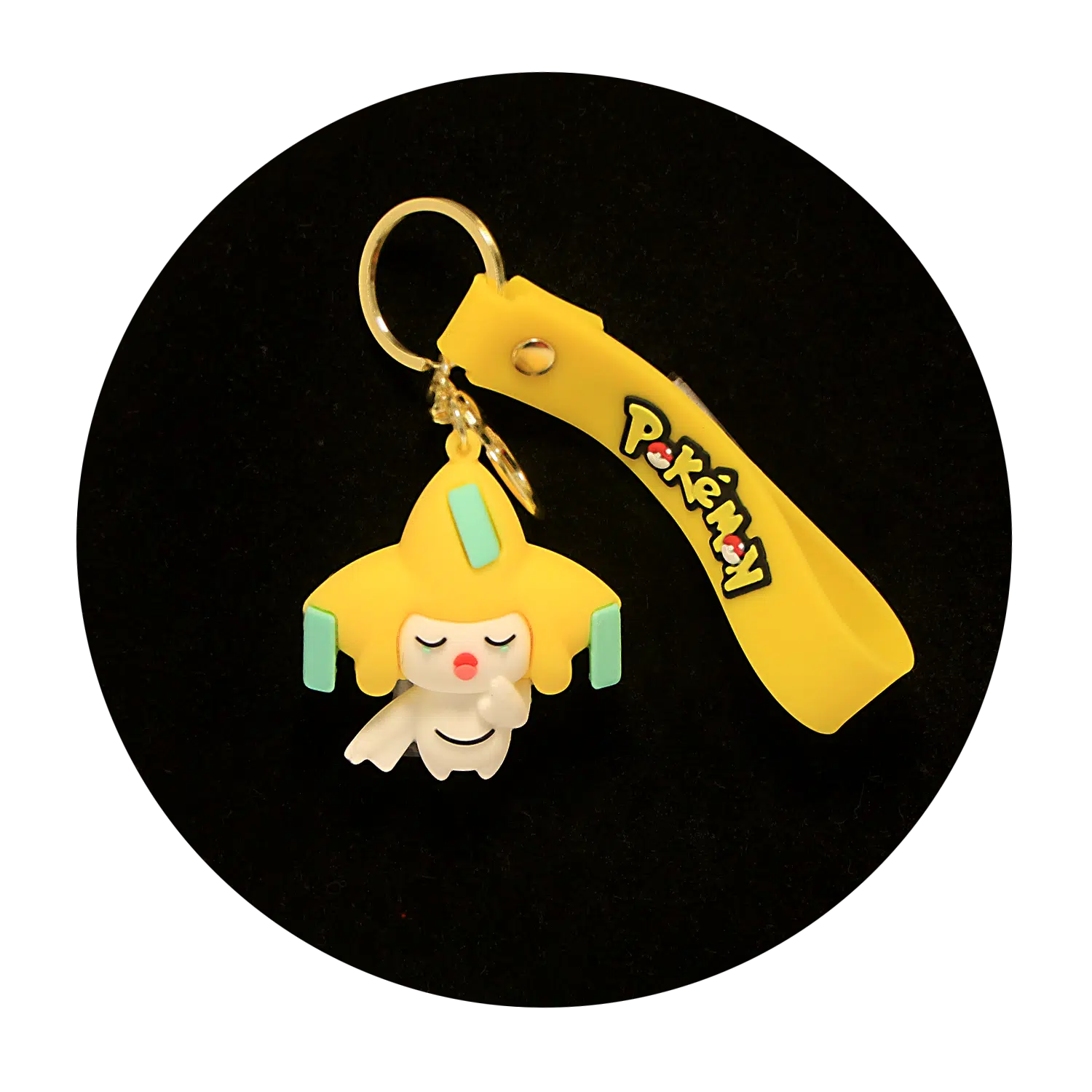 KSB-100 Anime – Pokemon – Jirachi – Keychain With Silicone Band