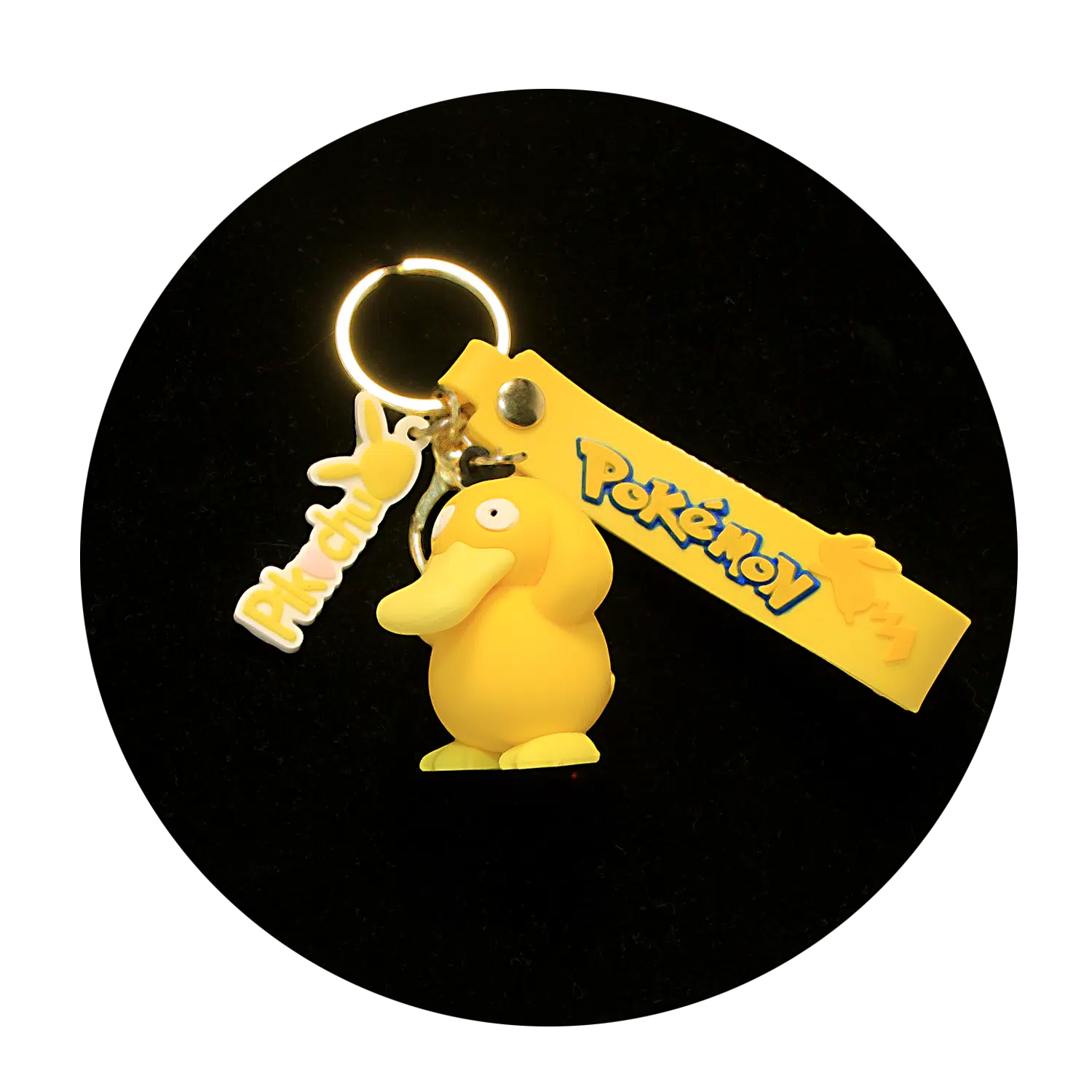 KSB-102 Anime – Pokemon – Psyduck – Keychain With Silicone Band