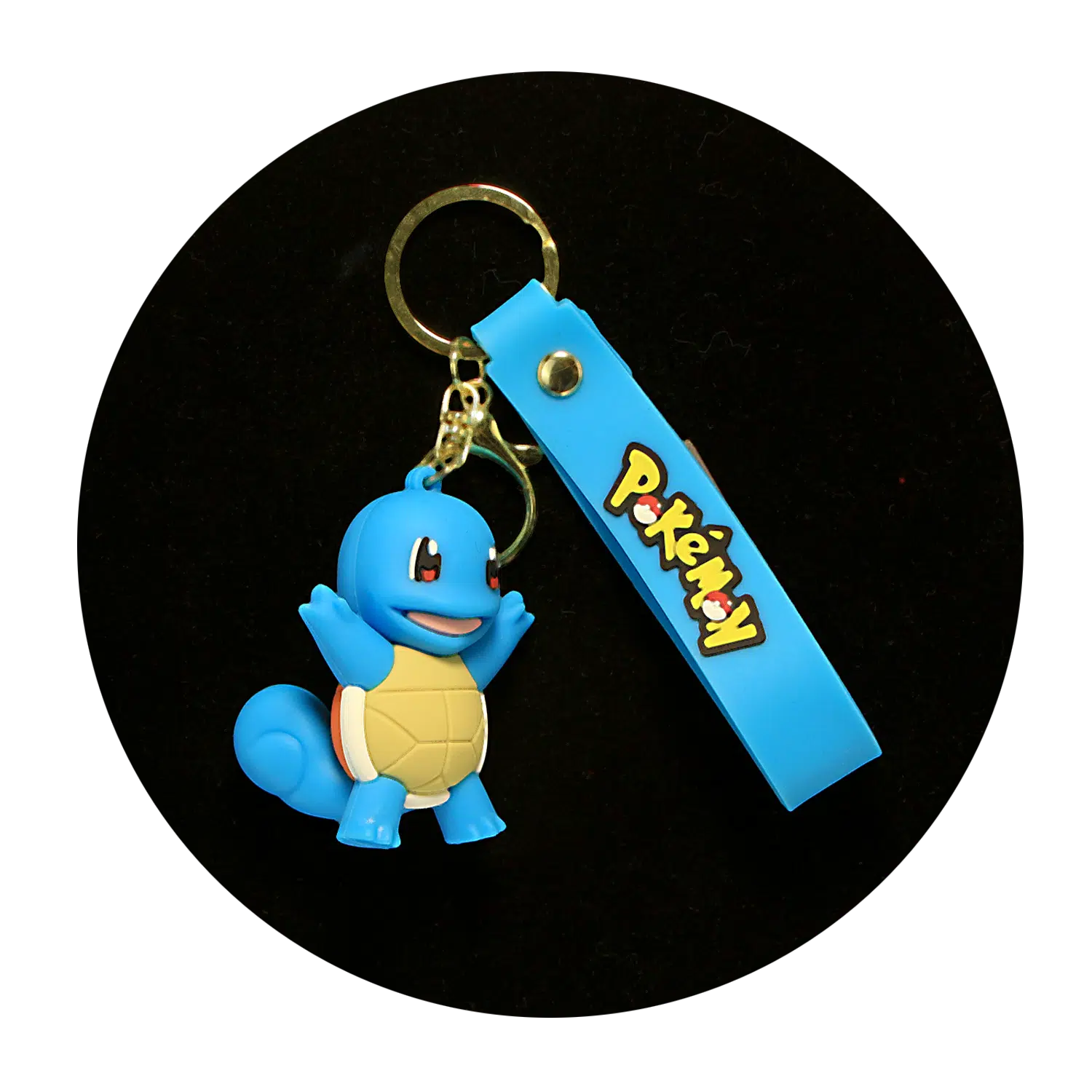 KSB-106 Anime – Pokemon – Squirtle – Keychain With Silicone Band