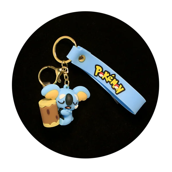 KSB-108 Anime - Pokemon - Takara Tomy Monster - Keychain With Silicone Band
