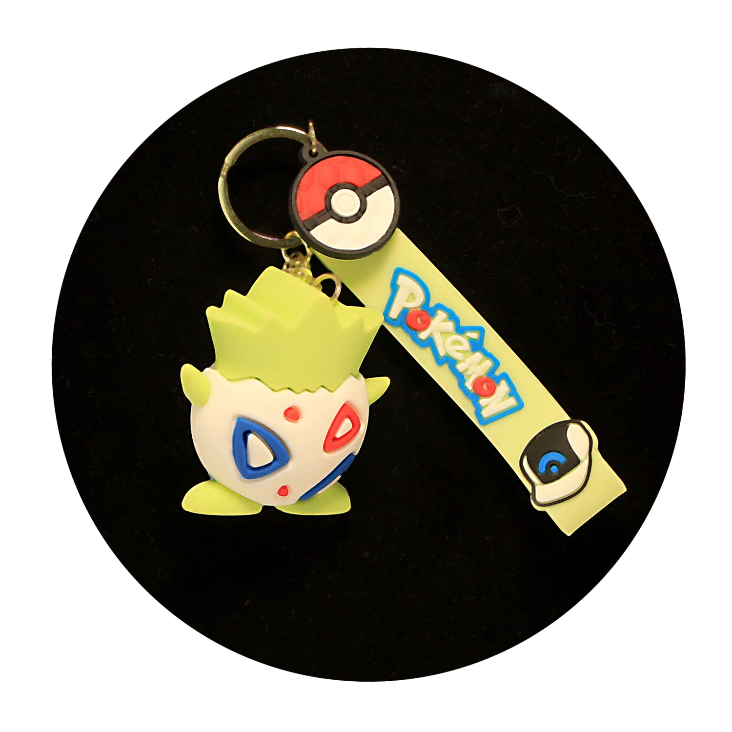 KSB-109 Anime – Pokemon – Togepi – Keychain With Silicone Band