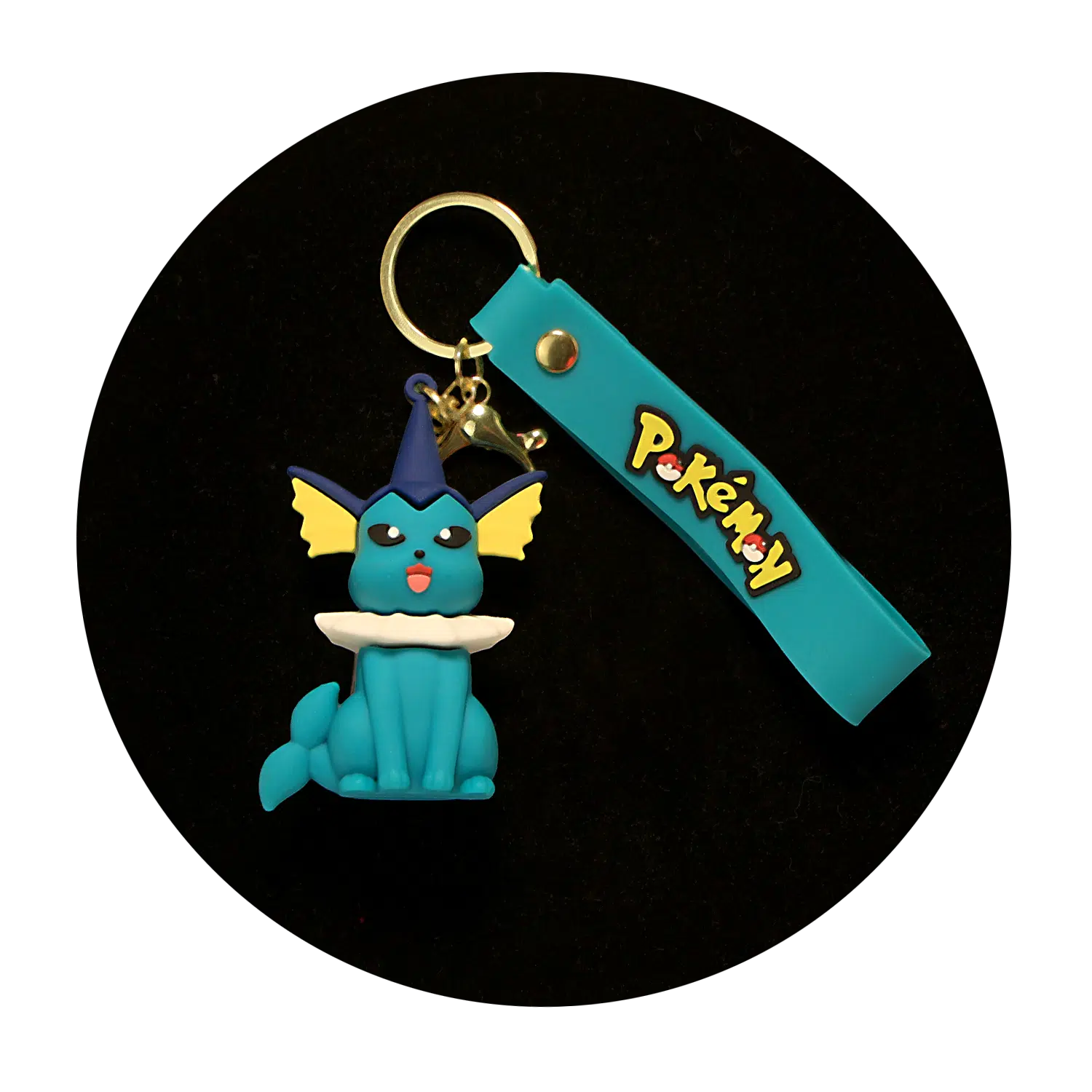 KSB-110 Anime – Pokemon – Vaporeon – Keychain With Silicone Band