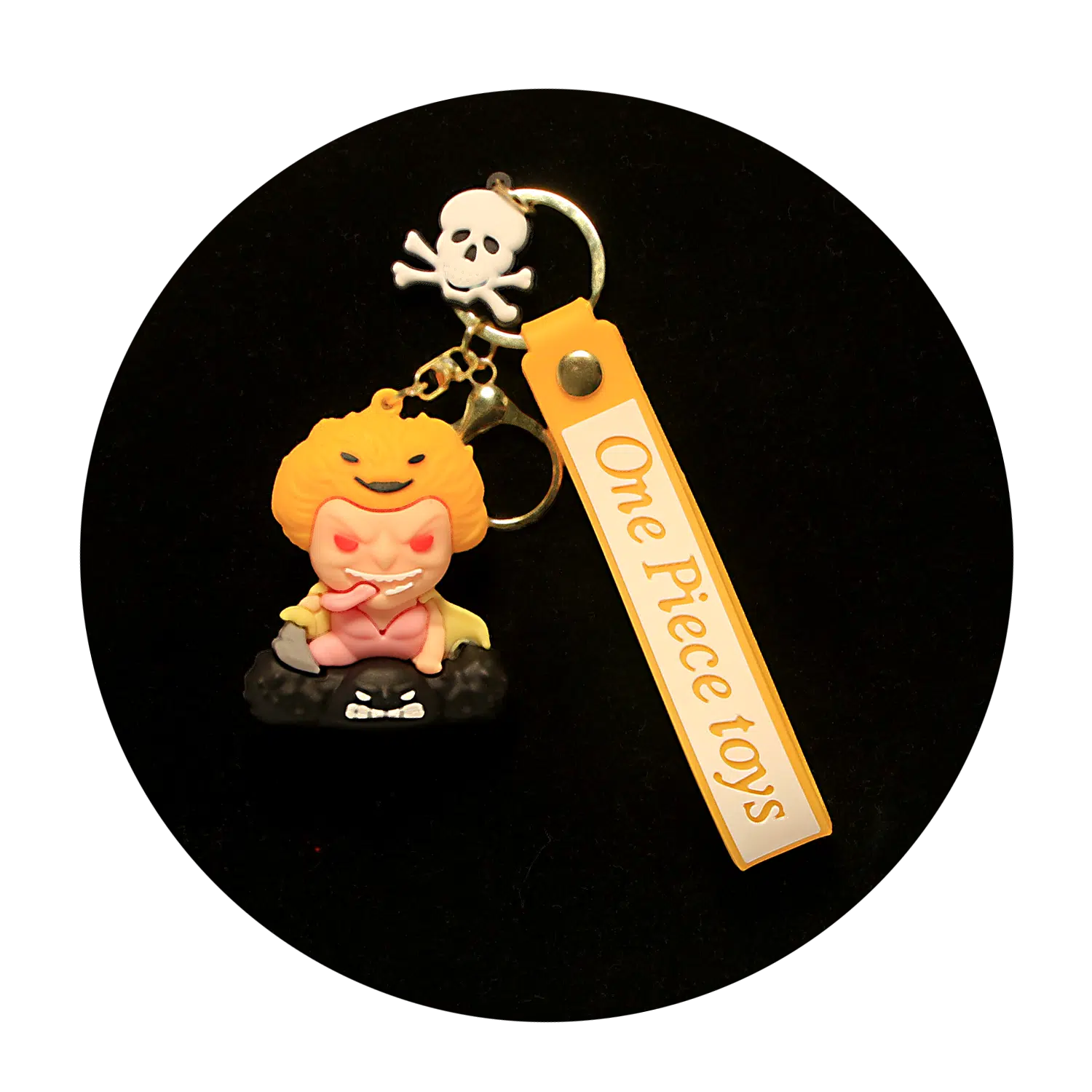 KSB-116 Anime – One Piece – Big Mom Yellow – Keychain With Silicone Band