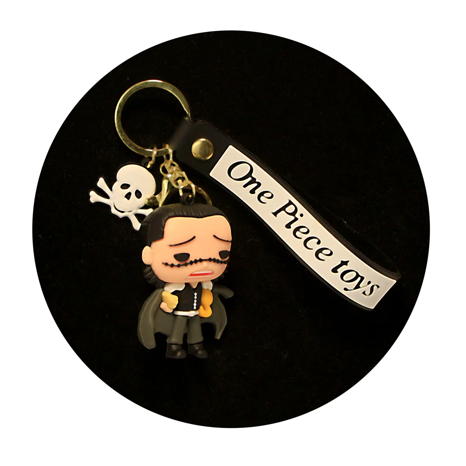 KSB-118 Anime – One Piece – Sir Crocodile – Keychain With Silicone Band