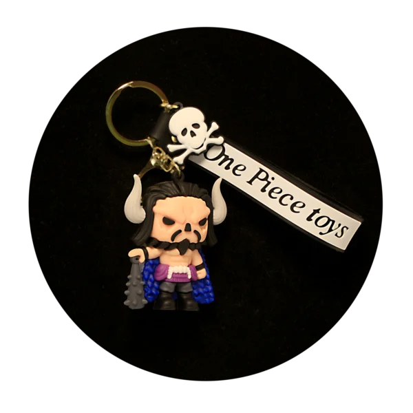 KSB-120 Anime - One Piece - Kaido - Keychain With Silicone Band