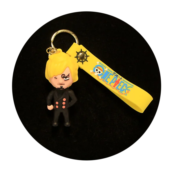 KSB-128 Anime - One Piece - Keychain With Silicone Band