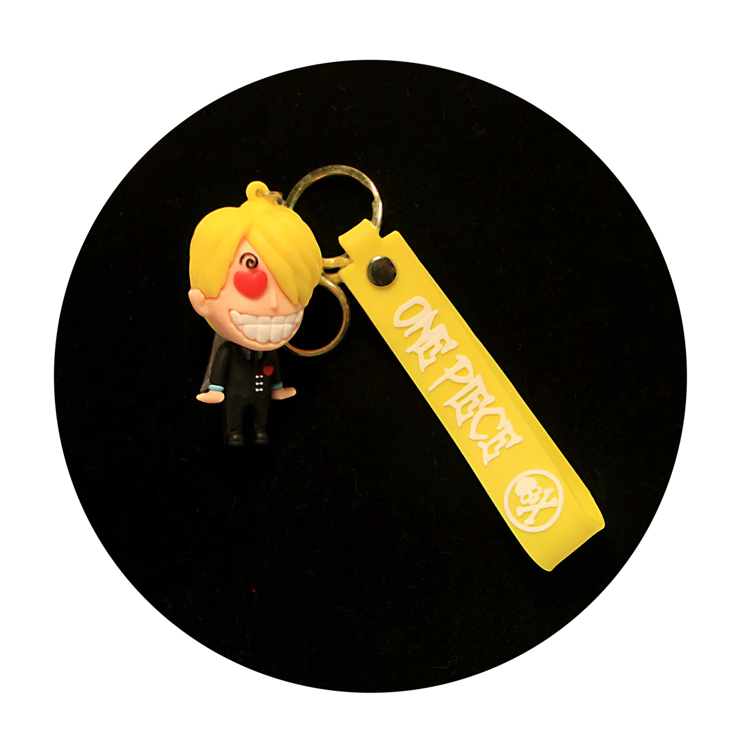 KSB-131 Anime – One Piece – Vinsmoke Sanji – Keychain With Silicone Band