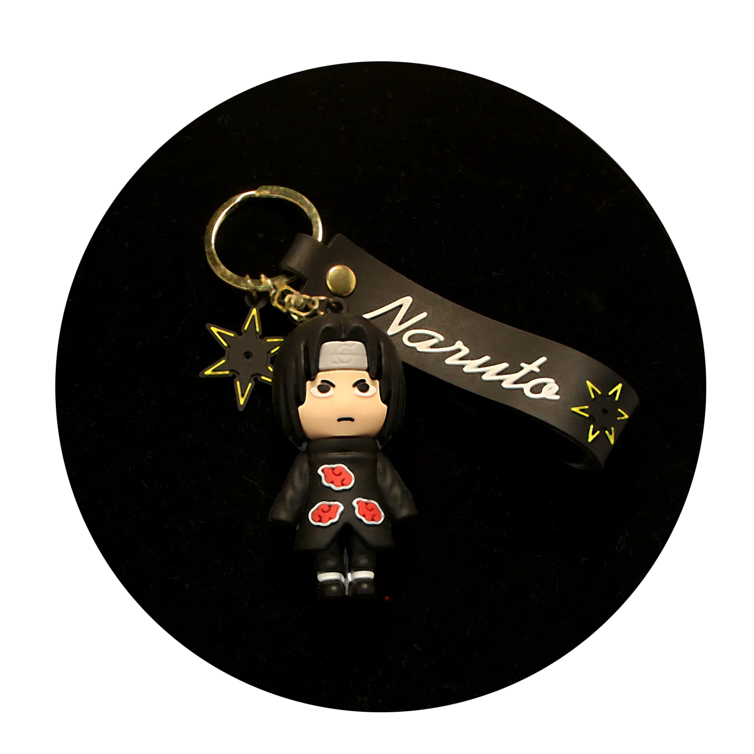 KSB-138 Anime – Naruto – Itachi Uchiha – Keychain With Silicone Band