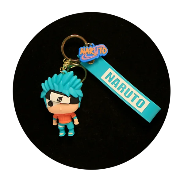 KSB-157 Anime - Naruto - Obito Uchiha - Keychain With Silicone Band
