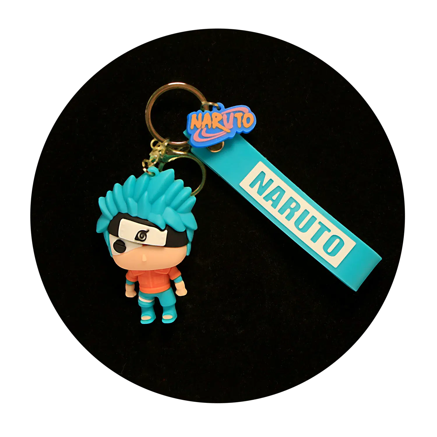 KSB-157 Anime – Naruto – Obito Uchiha – Keychain With Silicone Band