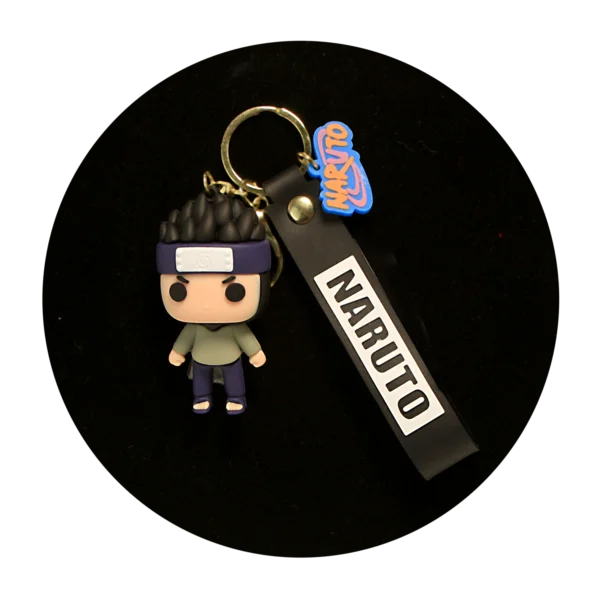 KSB-158 Anime - Naruto - Rock Lee - Keychain With Silicone Band