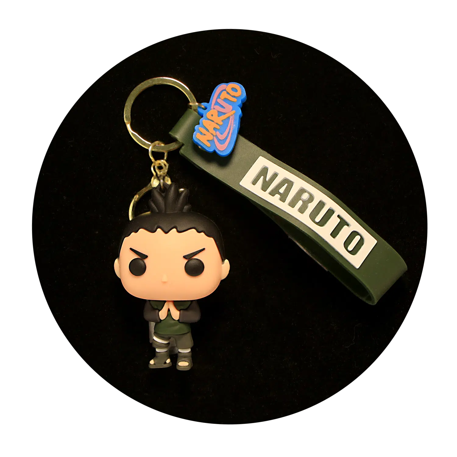 KSB-167 Anime – Naruto – Shikamaru Nara – Keychain With Silicone Band