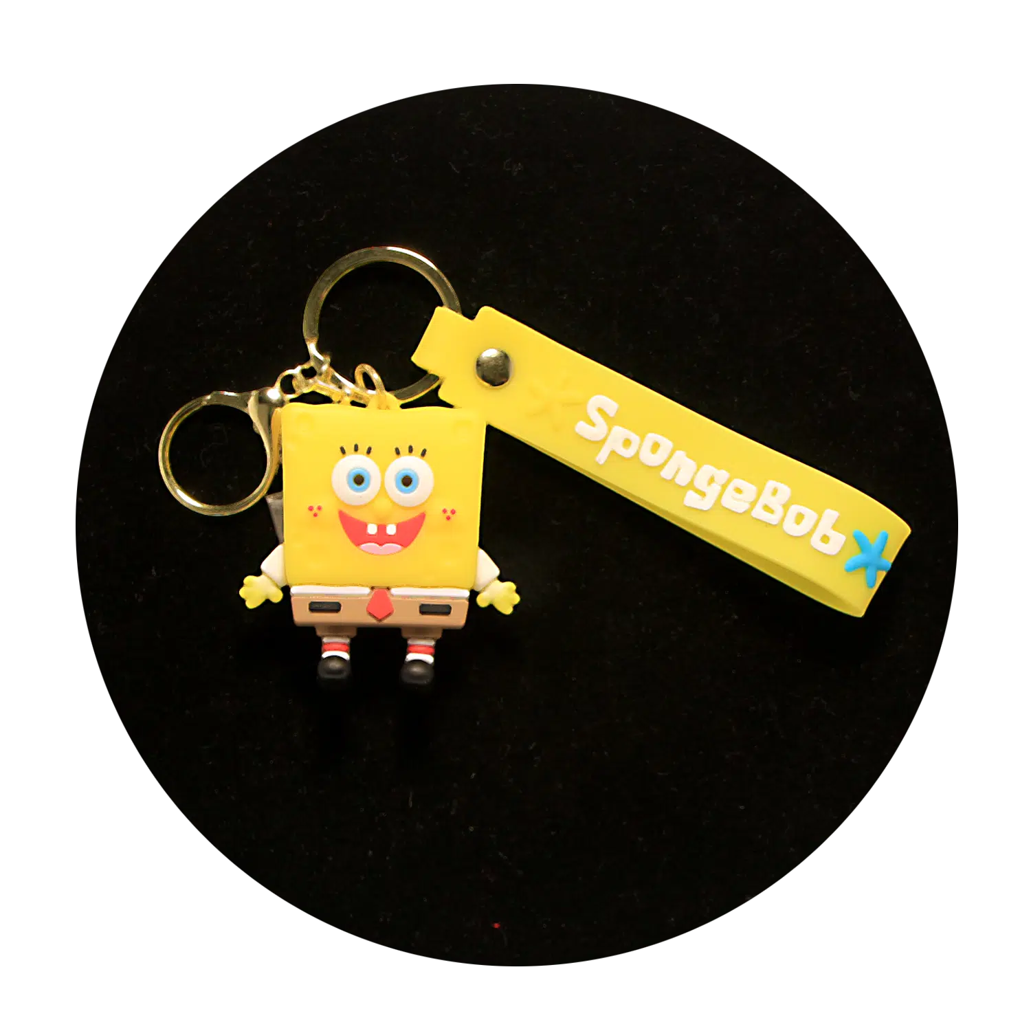 KSB-168 Comics – SpongeBob – Bob 01 – Keychain With Silicone Ban