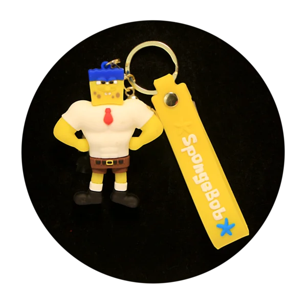 KSB-173 Comics - SpongeBob - SquarePants - Keychain With Silicone Band