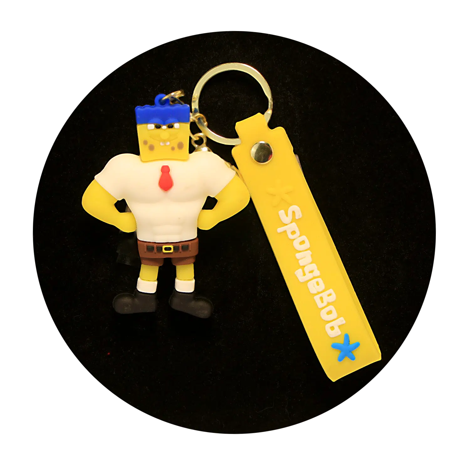 KSB-173 Comics – SpongeBob – SquarePants – Keychain With Silicone Band