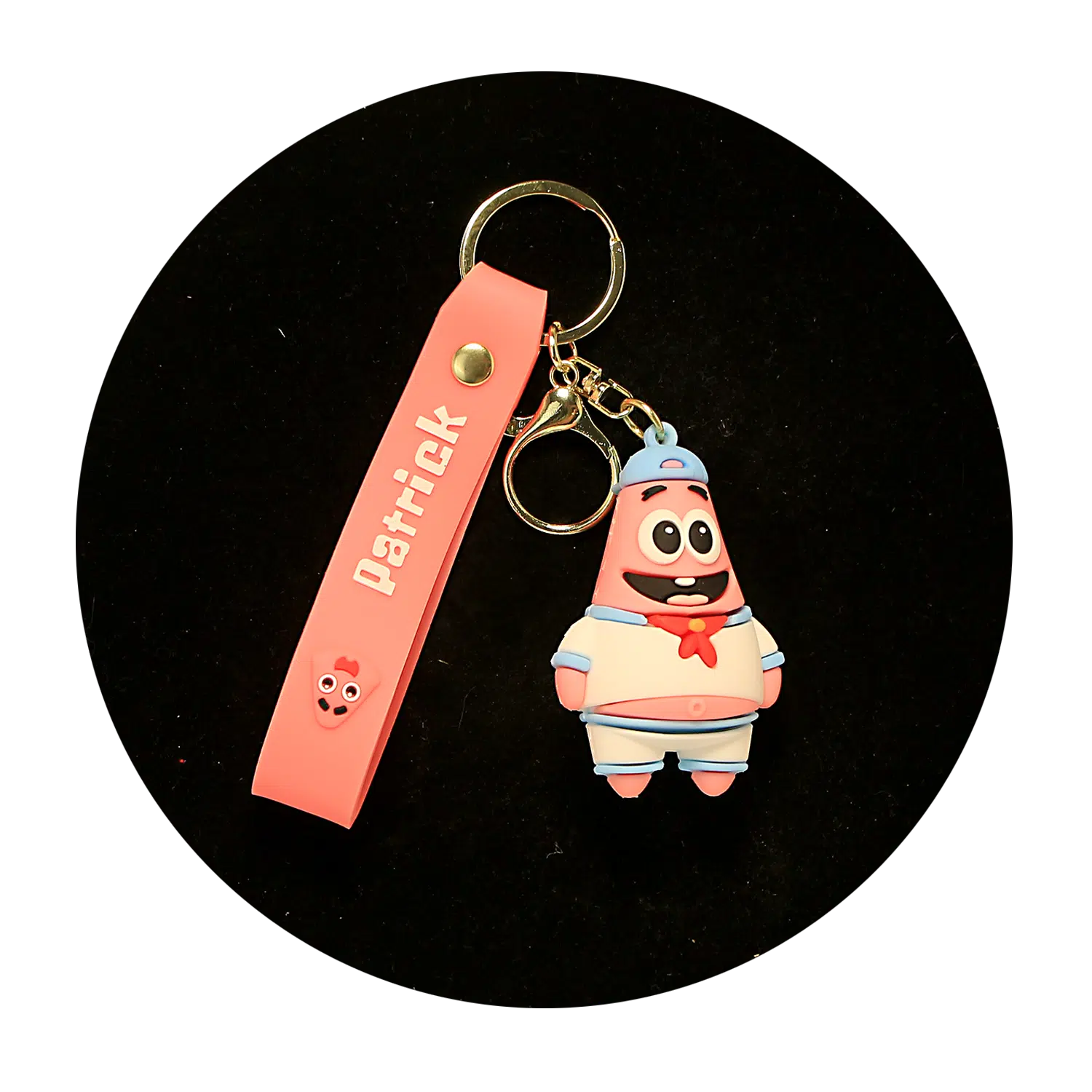 KSB-175 Comics – SpongeBob – Patrick 02 – Keychain With Silicone Band