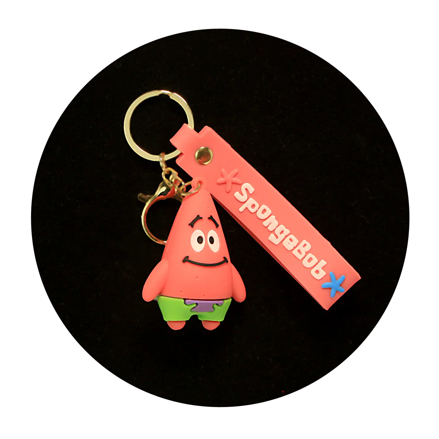 KSB-177 Comics – SpongeBob – Patrick 04 – Keychain With Silicone Band