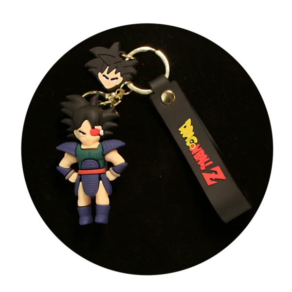 KSB-181 Anime - Dragon BallZ - Bardock - Keychain With Silicone Band