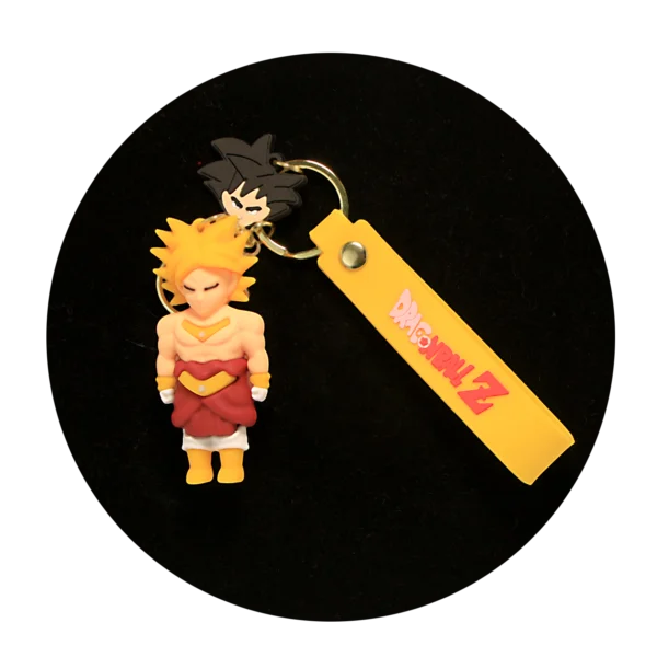 KSB-183 Anime - Dragon BallZ - Broly (Legendary Form) - Keychain With Silicone Band