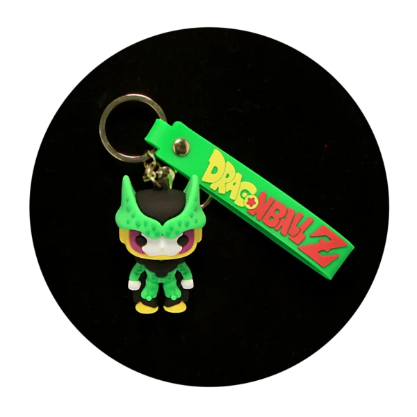 KSB-184 Anime - Dragon BallZ - Cell - Keychain With Silicone Band