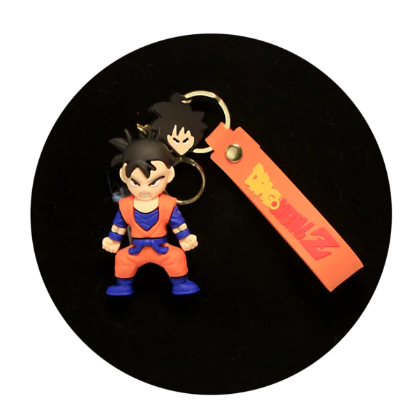 KSB-189 Anime - Dragon BallZ - Gohan Orange - Keychain With Silicone Band