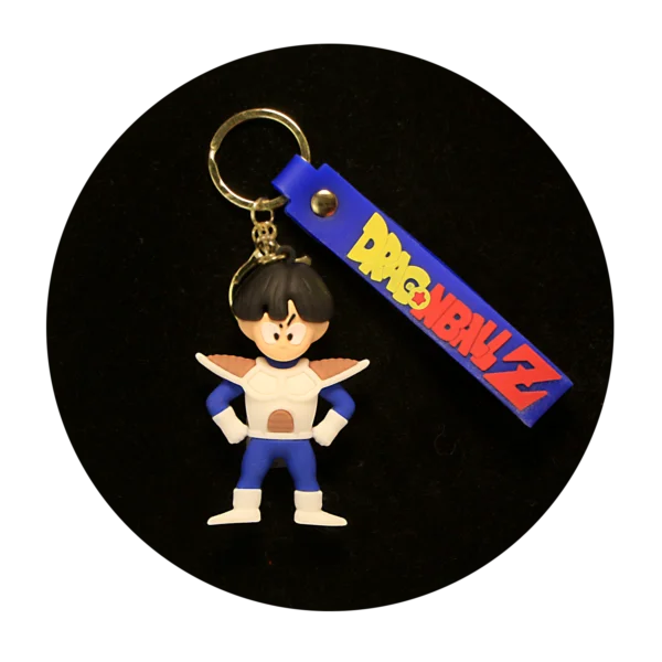 KSB-190 Anime - Dragon BallZ - Gohan Saiyan Armor - Keychain With Silicone Band